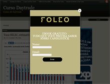 Tablet Screenshot of cursodaytrade.com.br